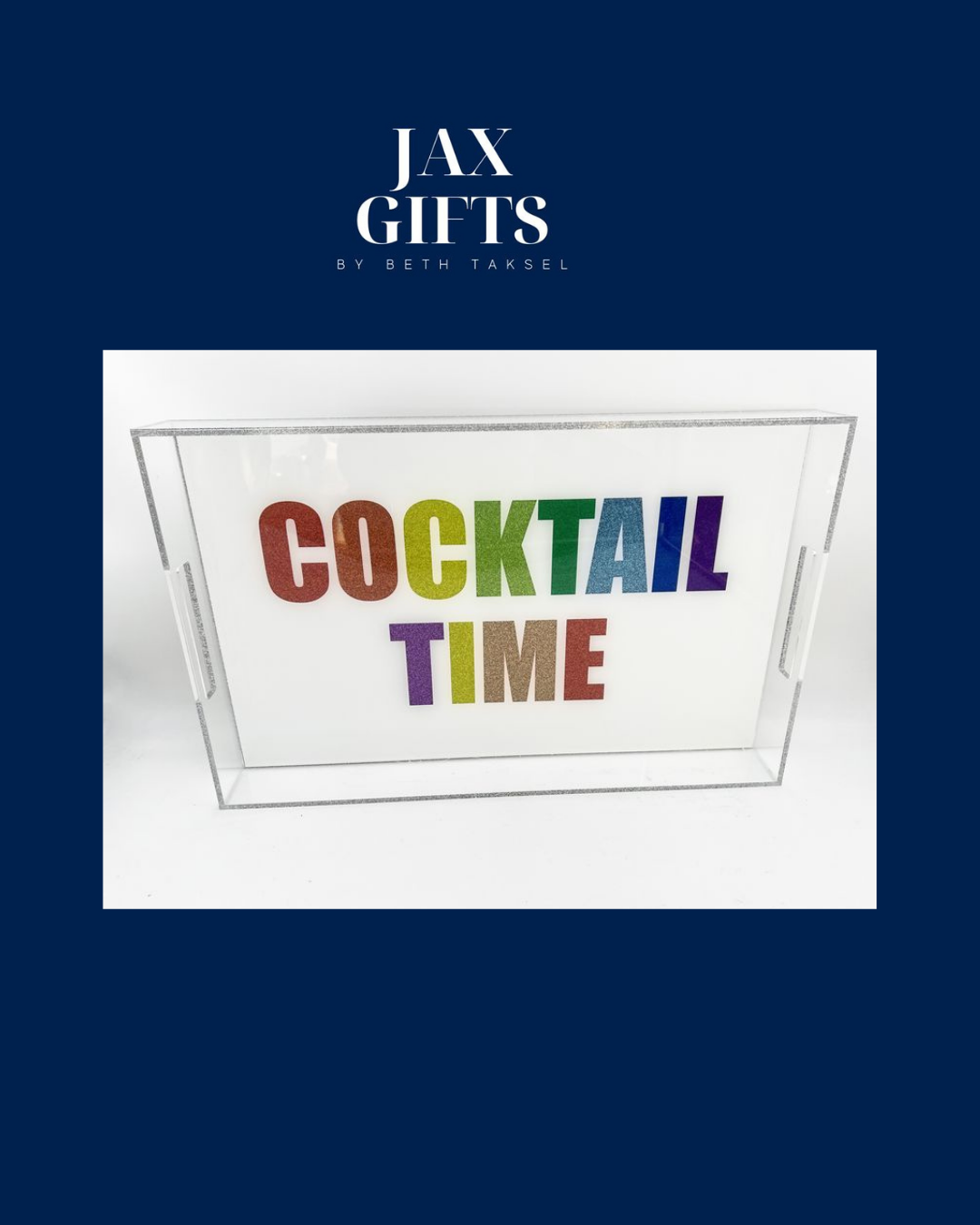 Colorful Cocktails Tray