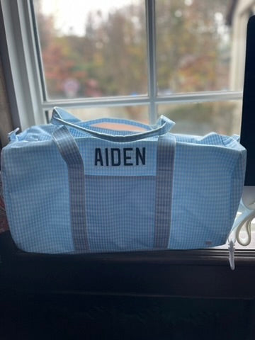 Gingham Weekender Aidan Duffle