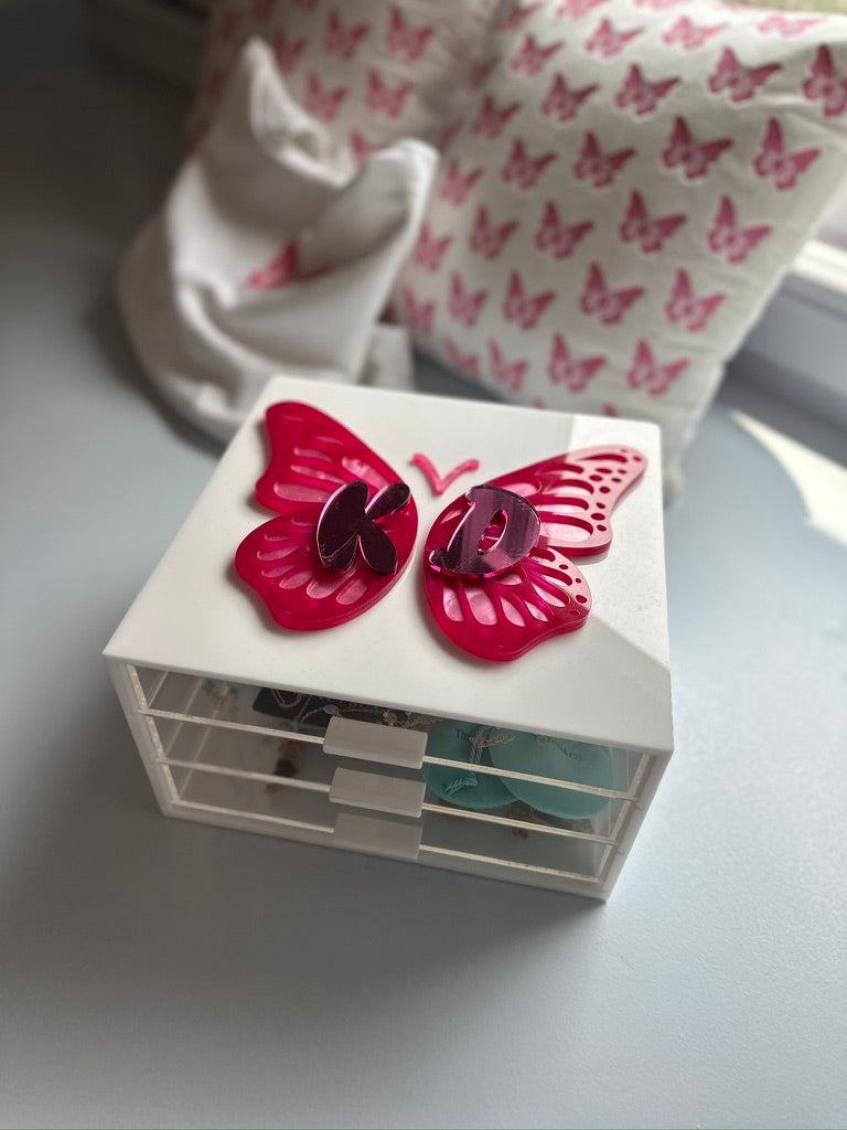 Personalized Lucite Jewelry Box