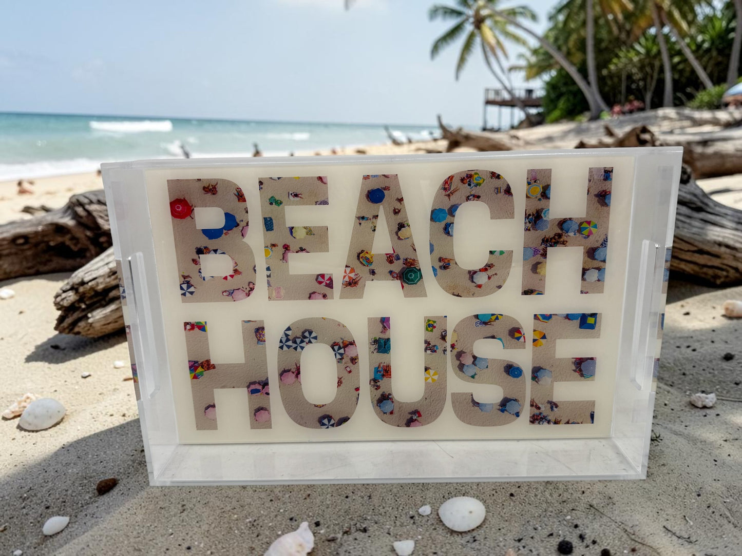 Beach House Tray- Seashells