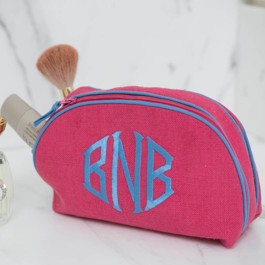 Monogrammed Double Round Zip Case by Jax Gifts
