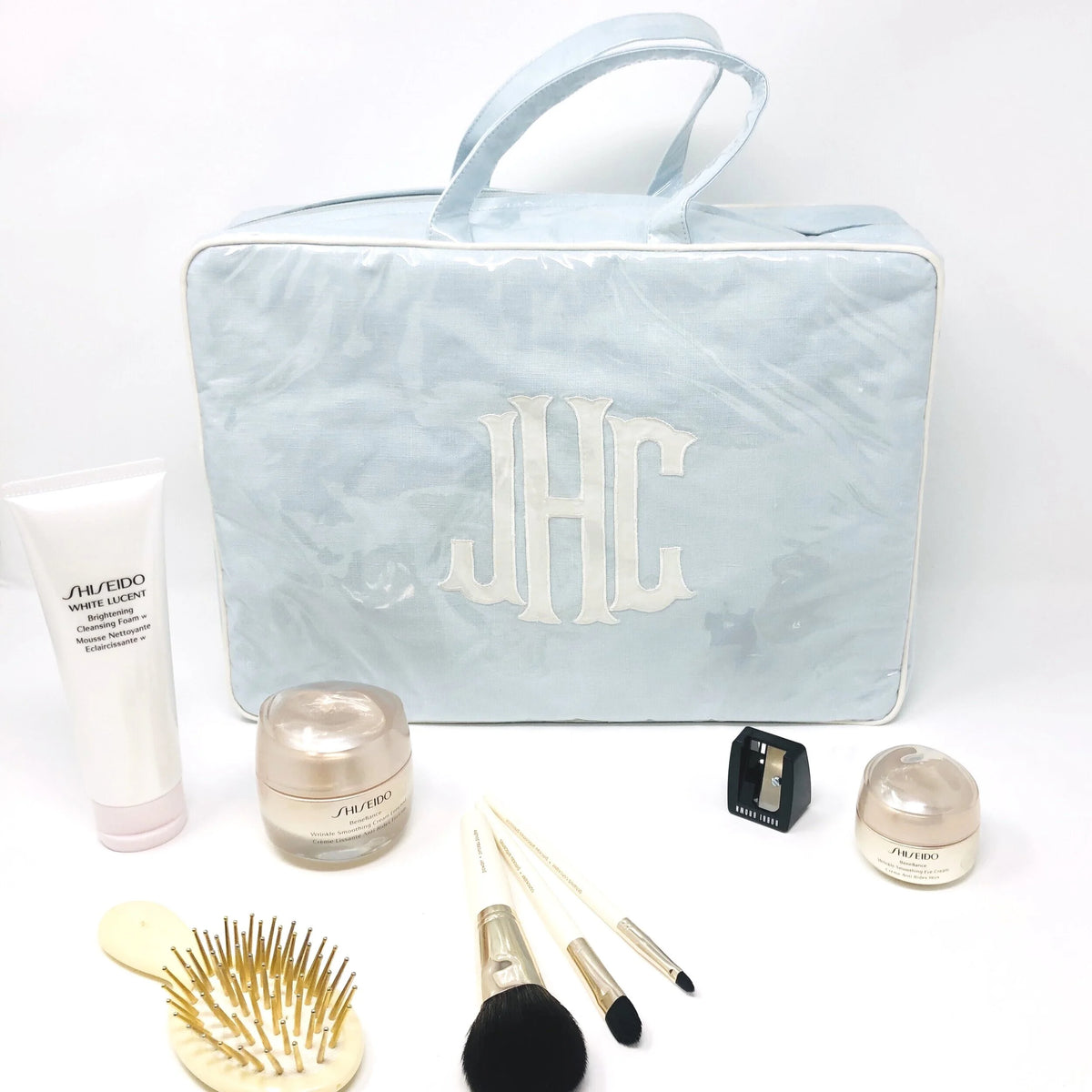 Monogrammed Large Top Handled Cosmetic Case by Jax Gifts