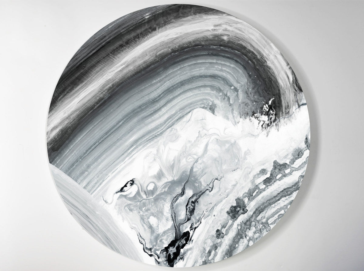 Black & White Slice lucite lazy susan by Jax Gifts