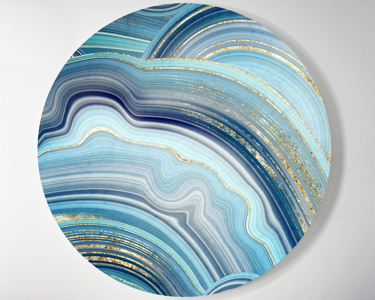 Blue Slice lucite lazy susan by Jax Gifts