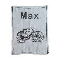 Vintage Bike Stroller Blanket