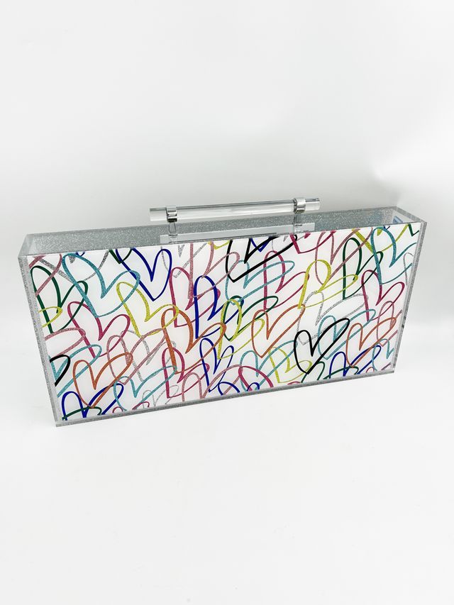 Love in Color Lucite Mahjong Game Set