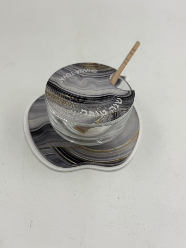 Lucite Honey Dish