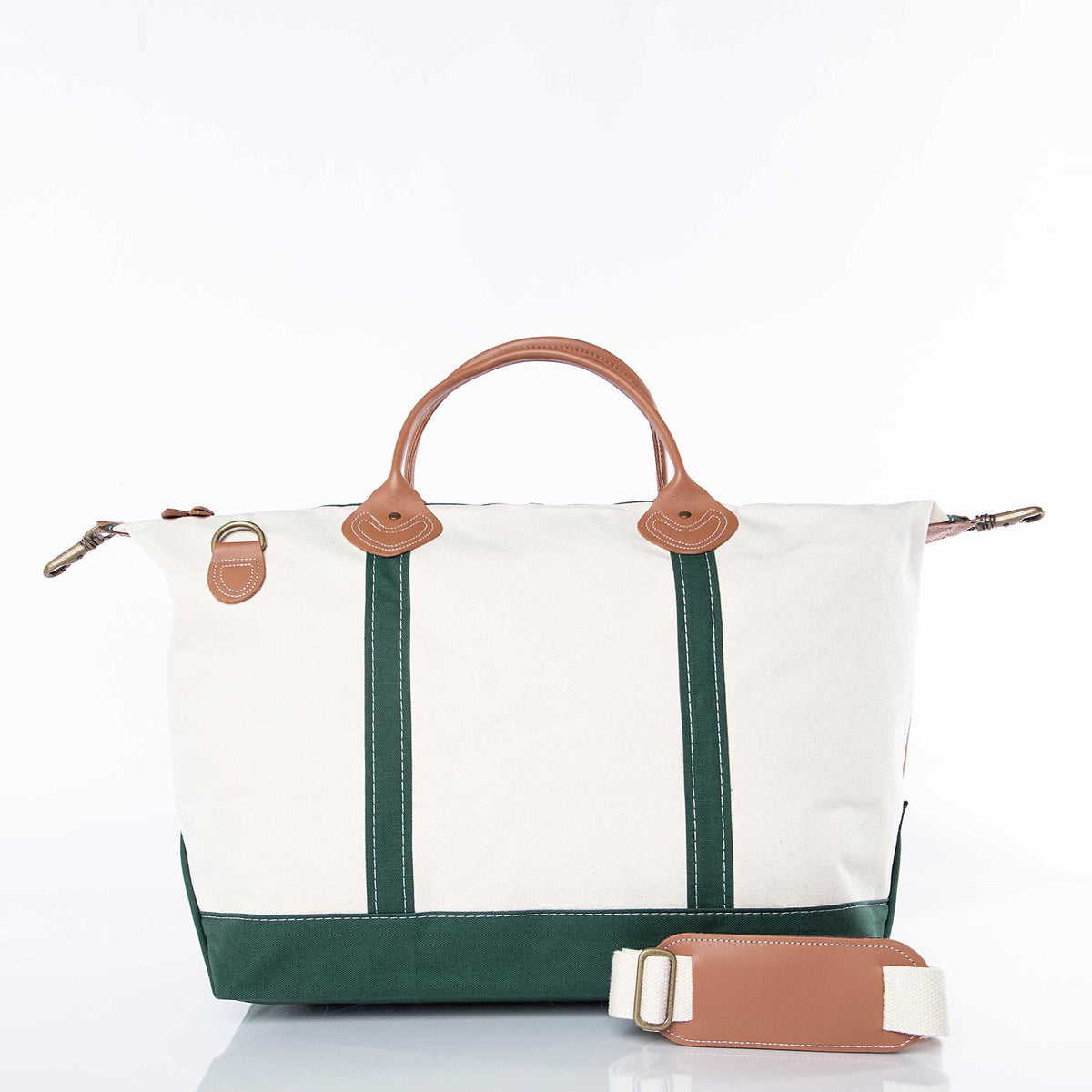 Monogram Weekender Bag in Green