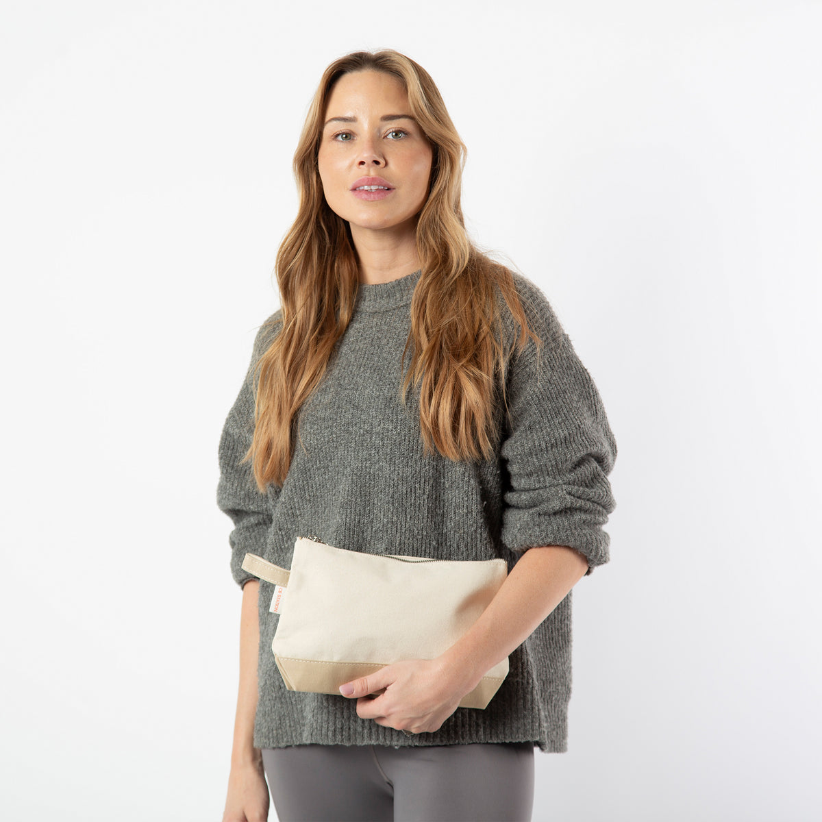 Makeup Bag in hand