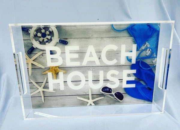 Beach House Picture Tray