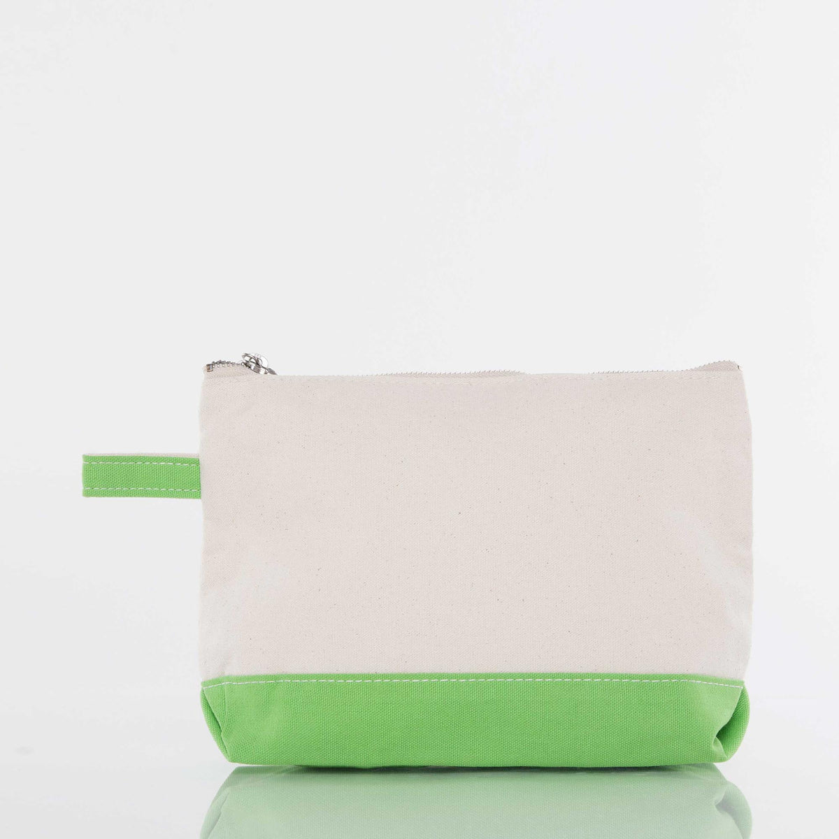 Makeup Bag in Grass Green