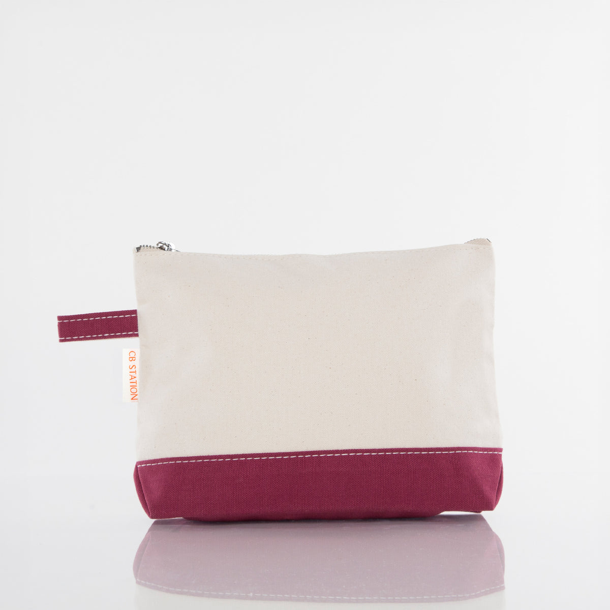 Makeup Bag in Maroon