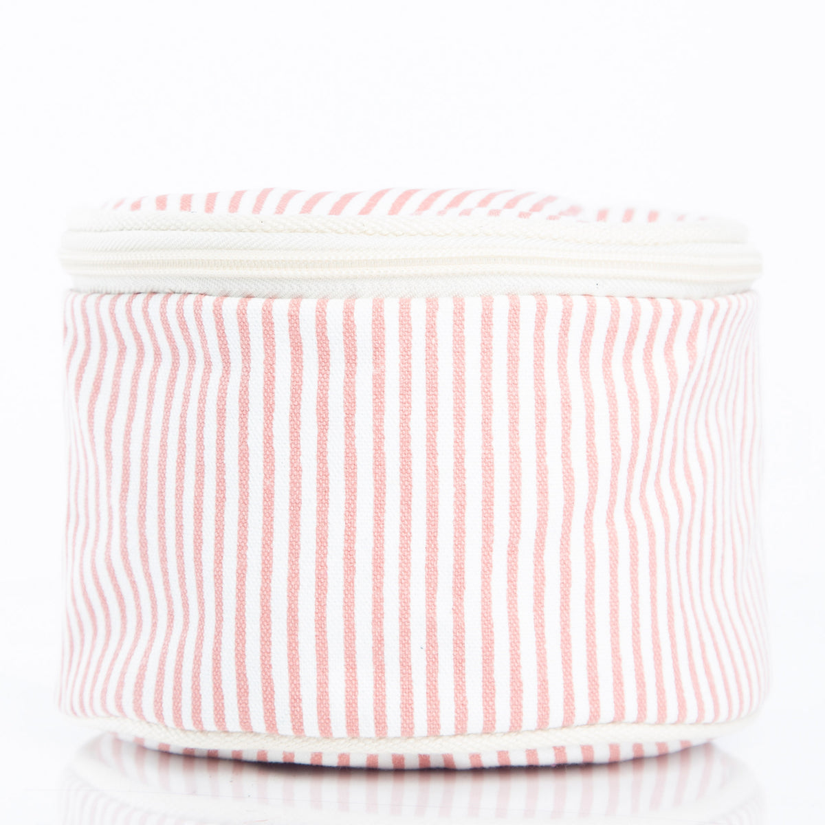 Stripes Circle Case in Rose Tan