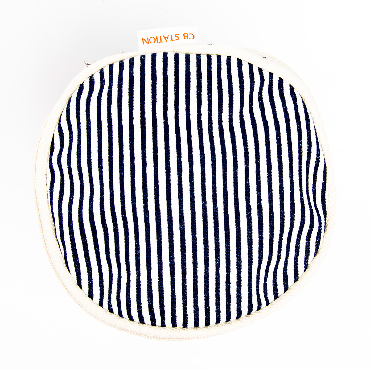 Stripes Circle Case top view