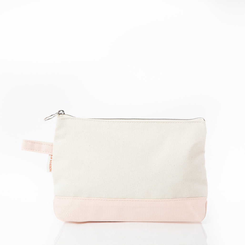 Makeup Bag in Powder Pink