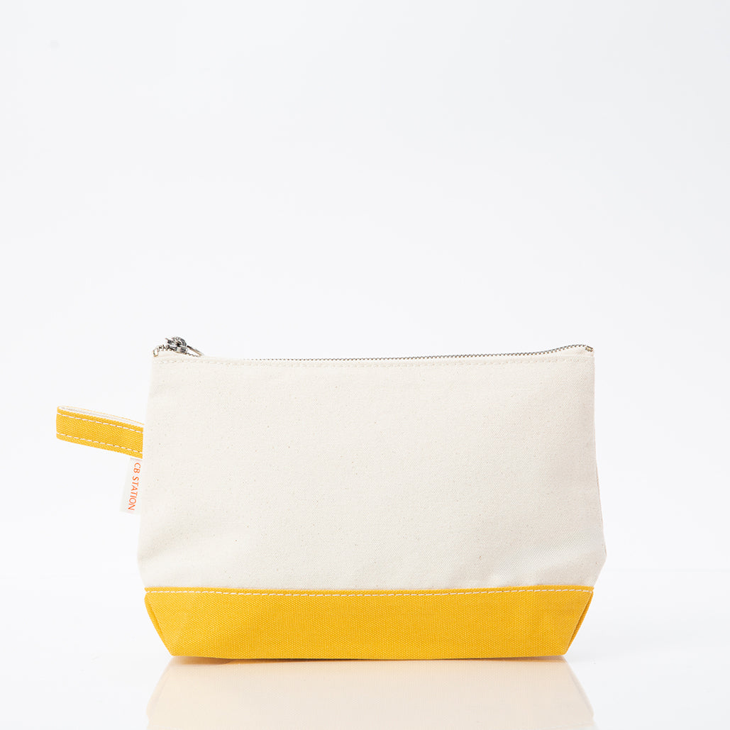 Makeup Bag in Mustard