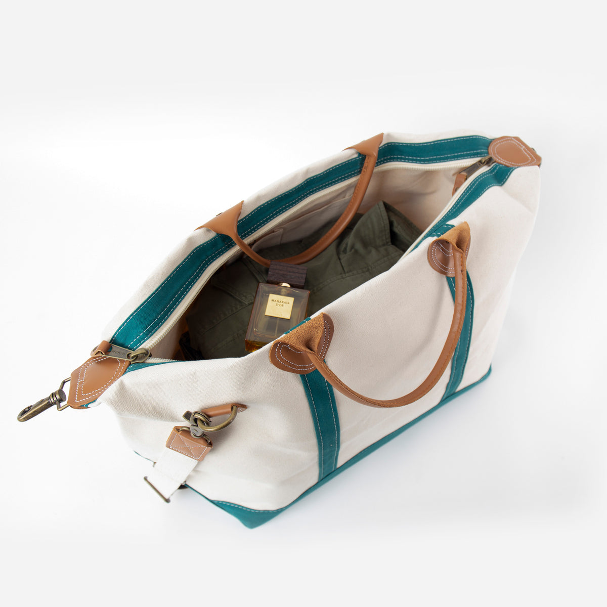 Monogram Weekender Bag interior zip pocket