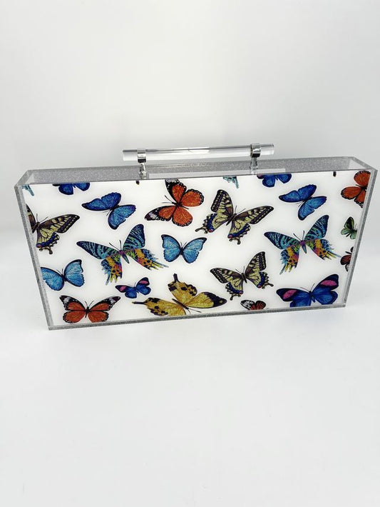 Butterfly Bloom Lucite Mahjong Game Set