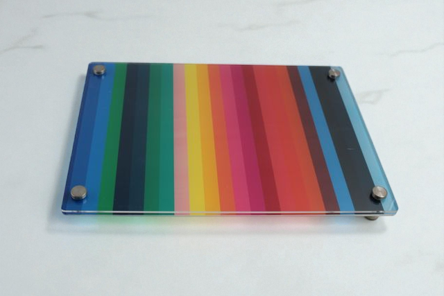 Rainbow Challah Tray