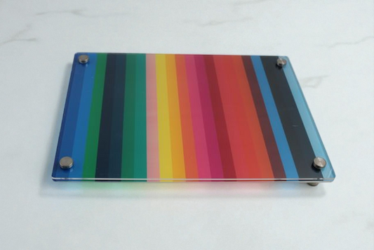 Rainbow Challah Tray