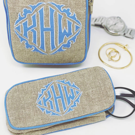Monogrammed Eyeglass Case by Jax Gifts