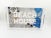Nautical "Beach House" Tray