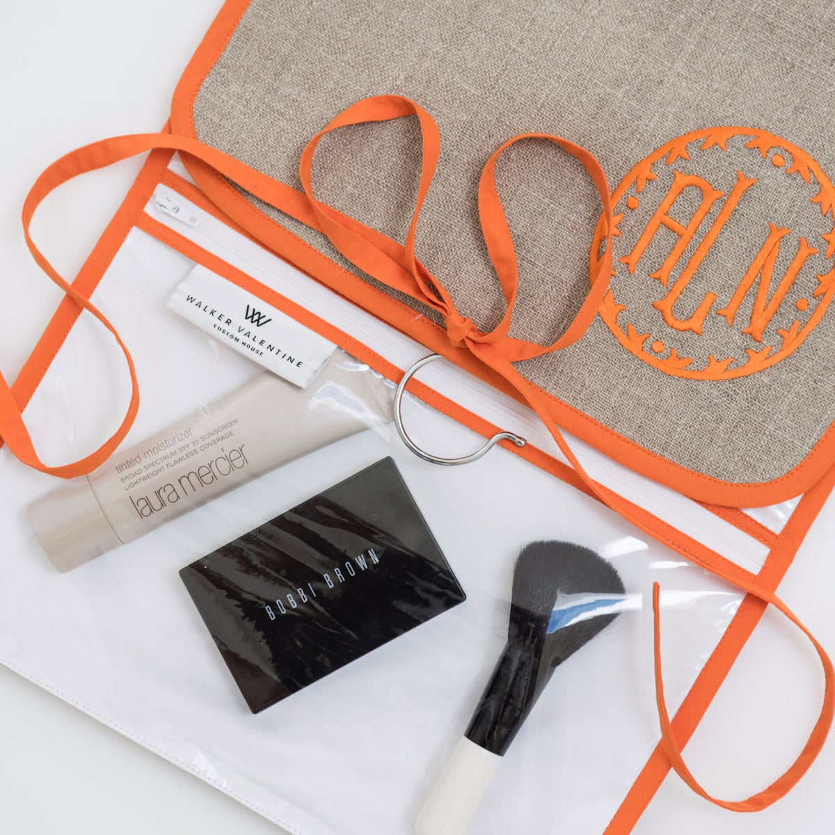 Monogrammed Hanging Cosmetic Bag by Jax Gifts