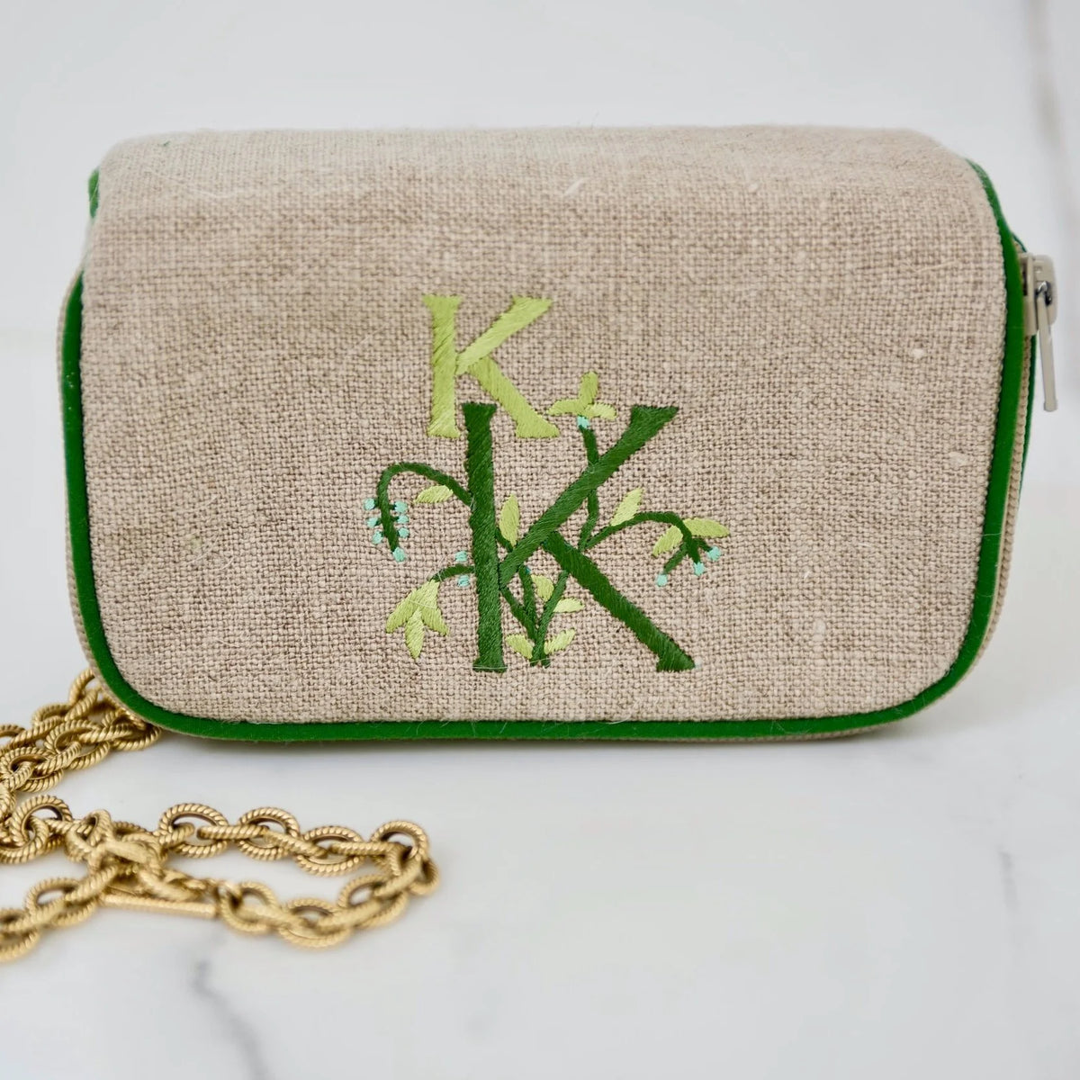 Monogrammed Kim Travel Jewelry Case by Jax Gifts