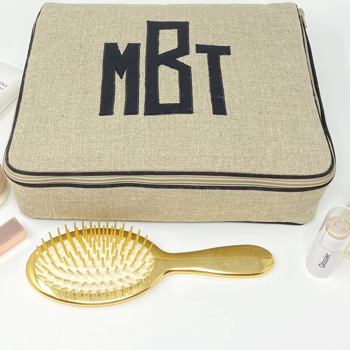 Monogrammed Kris Cosmetic Case by Jax Gifts