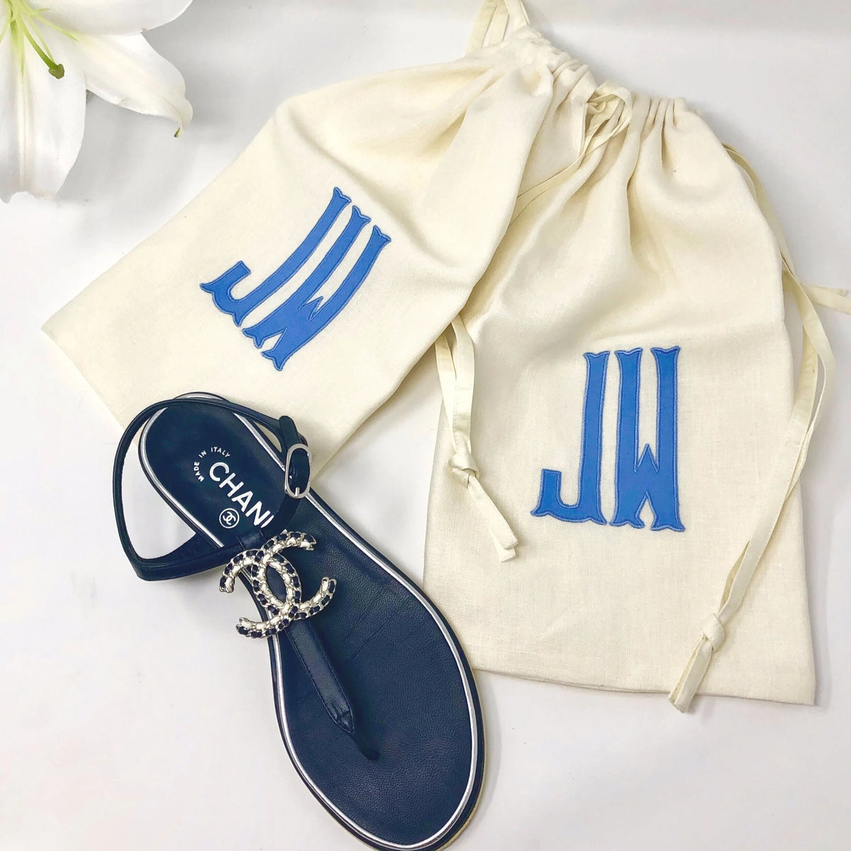 Monogrammed Drawstring Bag by Jax Gifts