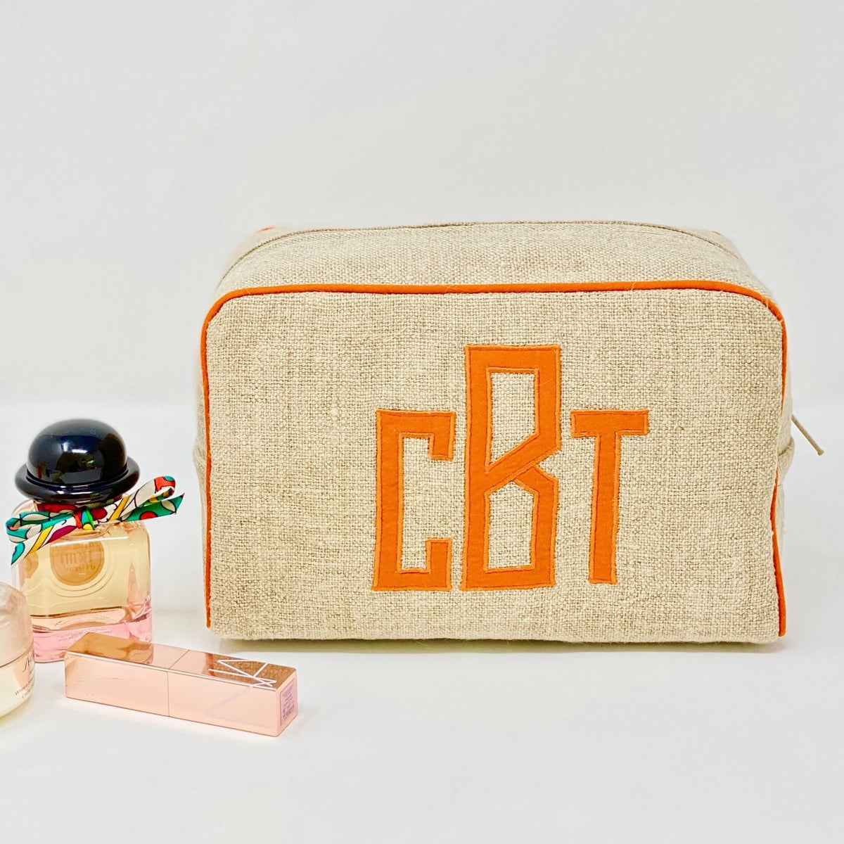 Monogrammed Jumbo Milan Cosmetic Case by Jax Gifts