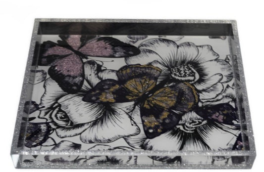 Butterfly Garden Catchall Tray