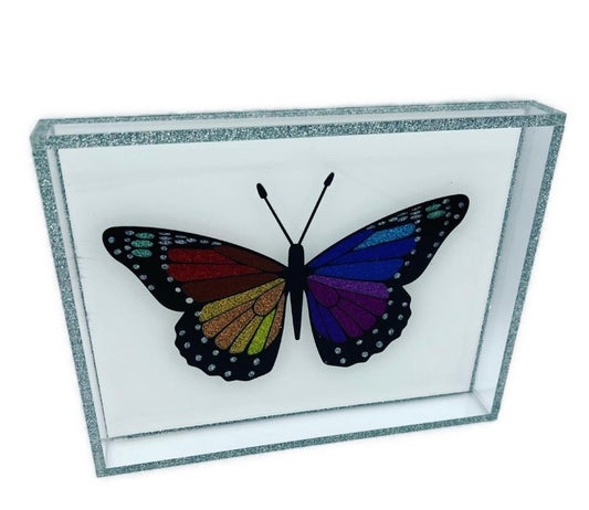 Butterfly Decal Catchall Tray