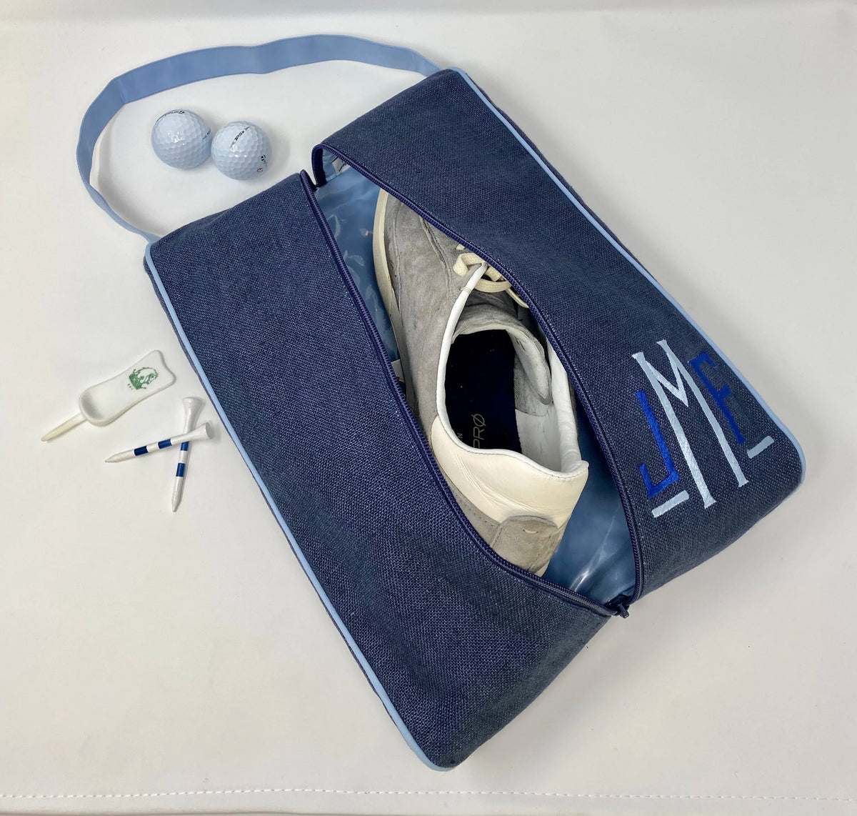 Monogrammed Golf Shoe Bag by Jax Gifts