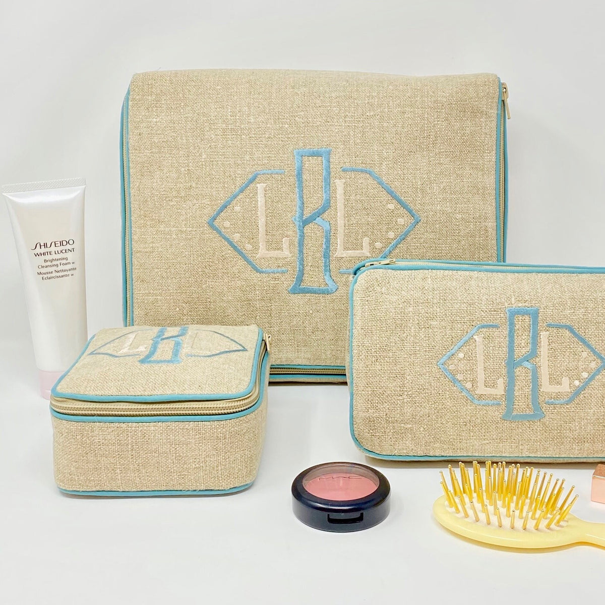 Monogrammed Kris Cosmetic Case by Jax Gifts