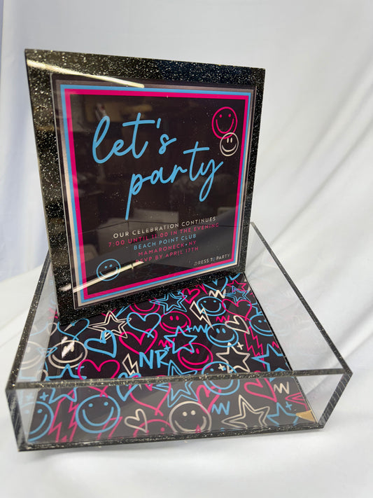 Keepsake box- Invitation