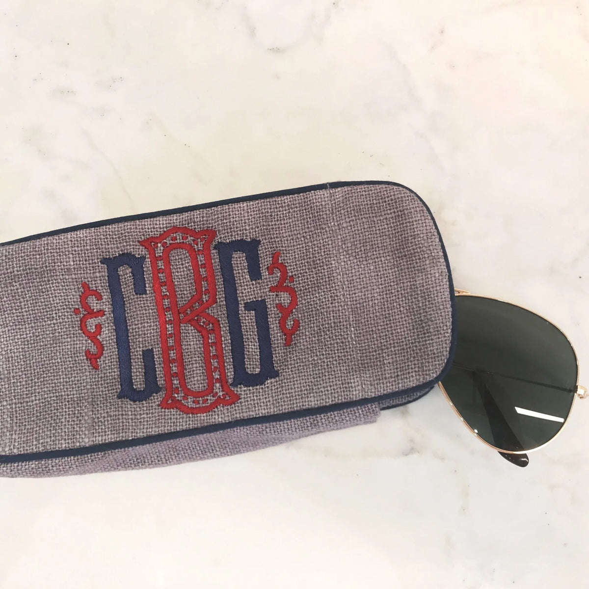 Monogrammed Eyeglass Case by Jax Gifts