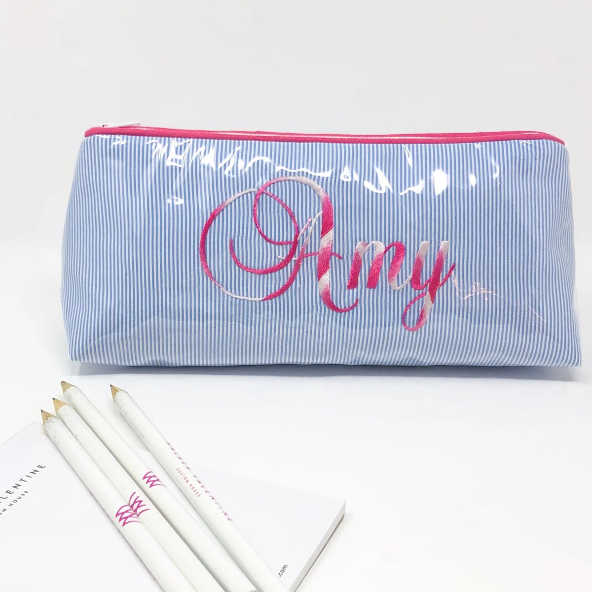 Monogrammed Small Brush Case by Jax Gifts