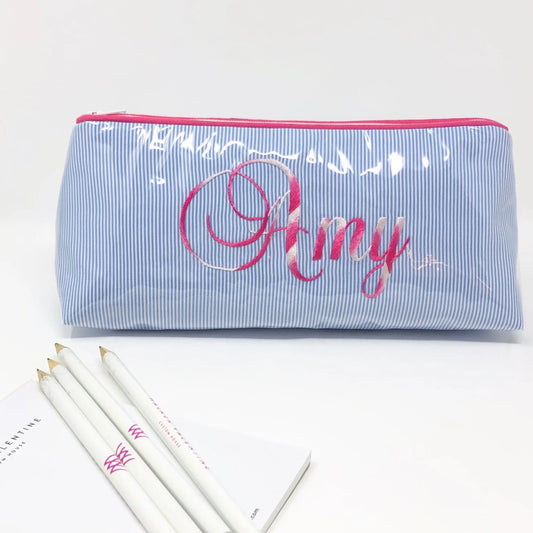 Monogrammed Small Brush Case by Jax Gifts