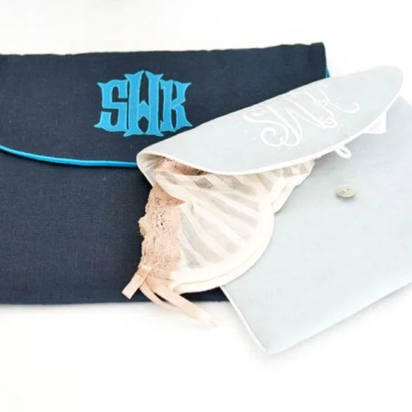Monogrammed Lingerie Envelope by Jax Gifts