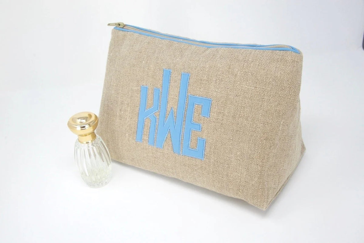 Monogrammed Triangle Cosmetic Case by Jax Gifts