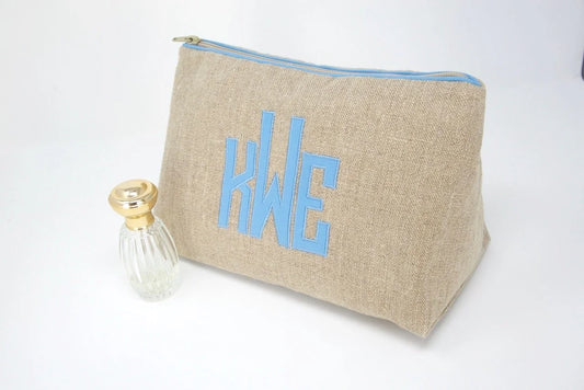 Monogrammed Triangle Cosmetic Case by Jax Gifts