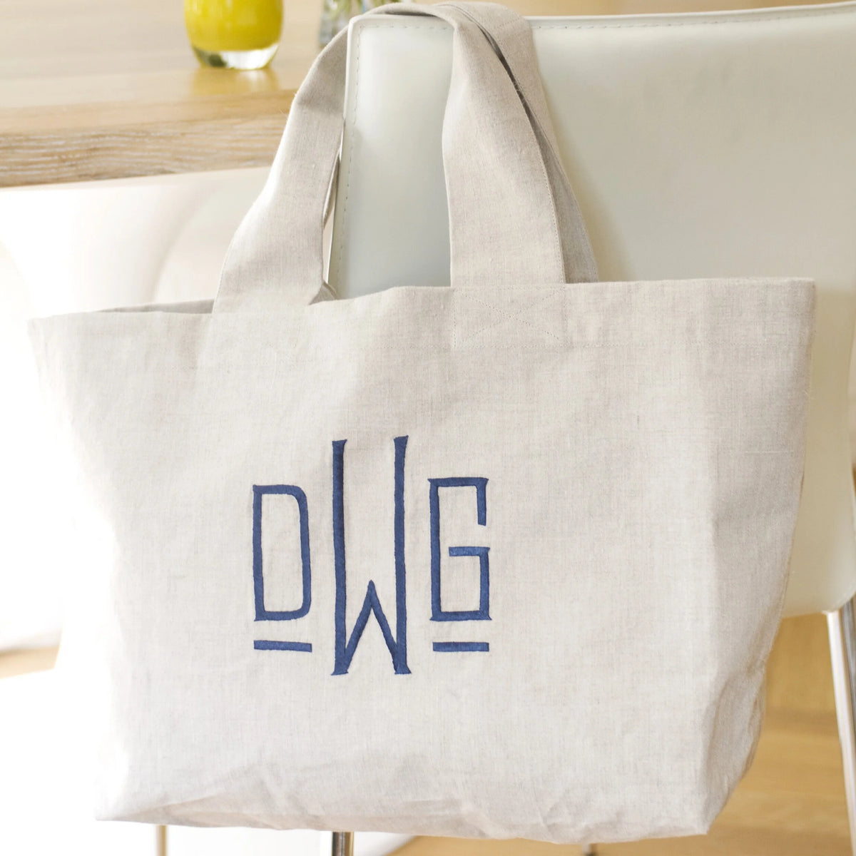 Monogrammed Clinton Market Tote by Jax Gifts