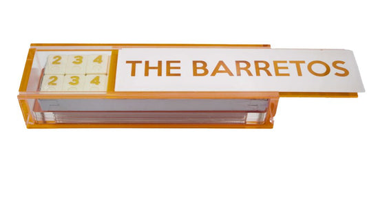 Classic Name Lucite Rummy Set