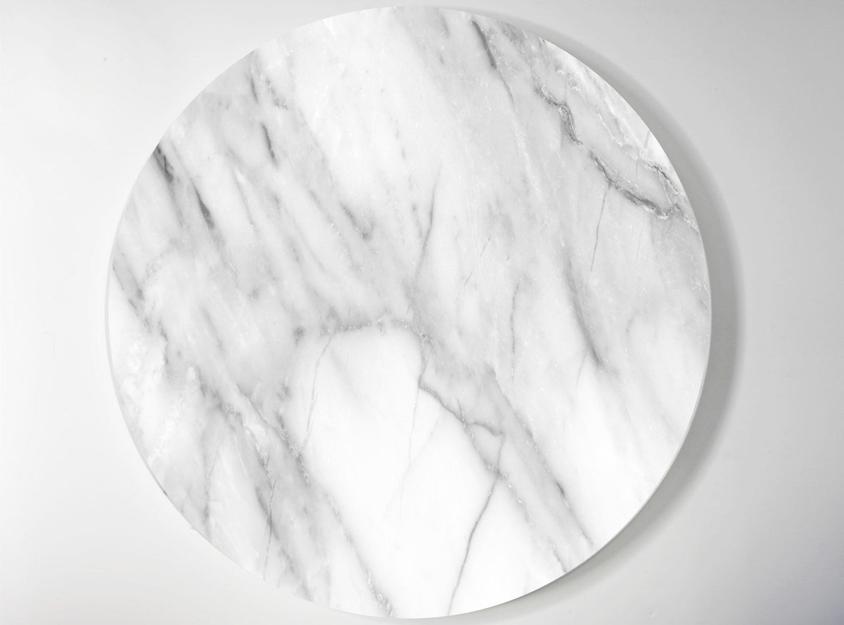 Classic White Marble lucite lazy susan by Jax Gifts