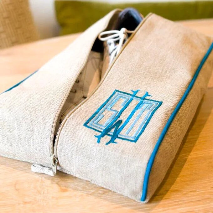 Monogrammed Golf Shoe Bag by Jax Gifts