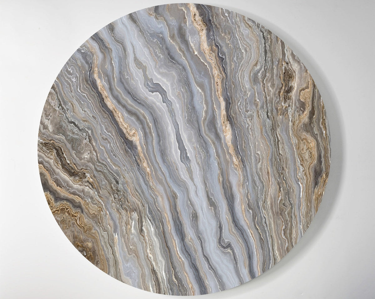 Grey Marble Slice lucite lazy susan by Jax Gifts