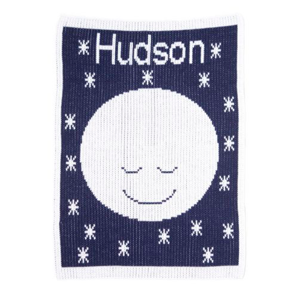 Personalized Goodnight Moon baby blanket from Jax Gifts