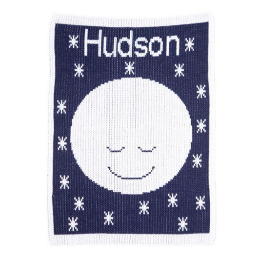 Personalized Goodnight Moon baby blanket from Jax Gifts