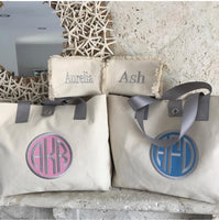 Frayed Canvas Pouch